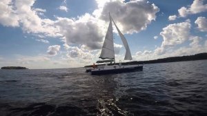 Катамаран круизный парусно-моторный «МиниМакс» разборный.