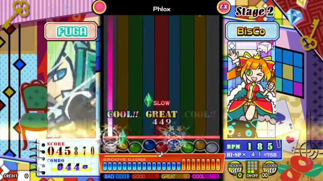 [pop'n music] Phlox (EX 46) смотреть онлайн