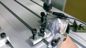 Автоматический поиск центра круглой заготовки по 4 точкам ЧПУ - 3040 CNC Router ( Linux-CNC )