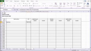 Teknik Mudah Pembuatan Program Akuntansi Laporan Keuangan dengan Excel (Bagian-4)