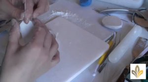 Тюльпан из мастики