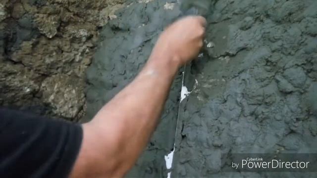 Техника наброса цементно - песчаной штукатурки, шпателем. смотреть онлайн
