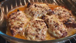 Свинина под сырно-сметанно-майонезной шубкой