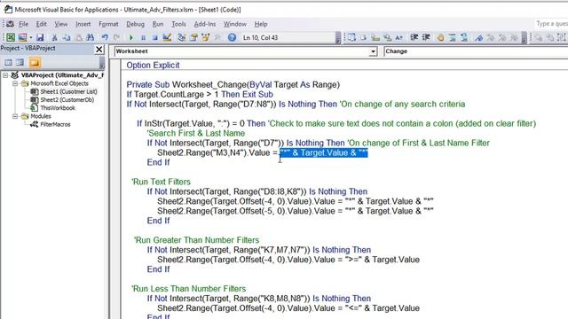 The Ultimate Excel Advanced Filters In VBA [Full Training Course]