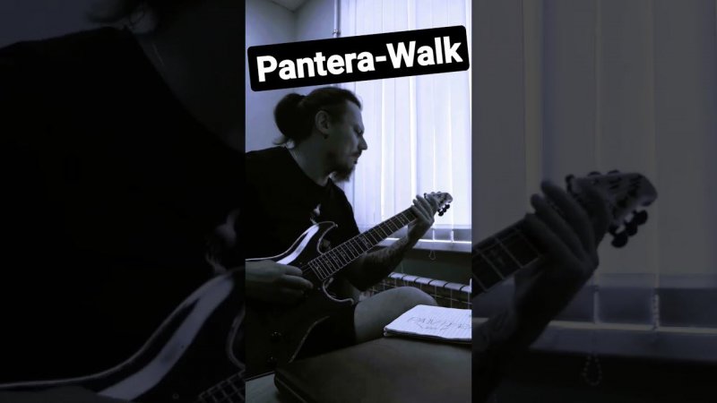 Pantera-Walk | guitar coverDimebag Darrell b-day, August, 20