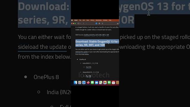 How to Update Oxygen OS 13 in unsupported Devices | Developer Mode