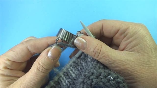 Как я испытывала наперсток для вязания жаккарда Как вязать жаккард