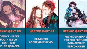 🔥 ФАКТЫ О НЕЗУКО, КОТОРЫЕ ТЫ НЕ ЗНАЛ🔥 (КЛИНОК РАССЕКАЮЩИЙ ДЕМОНОВ)