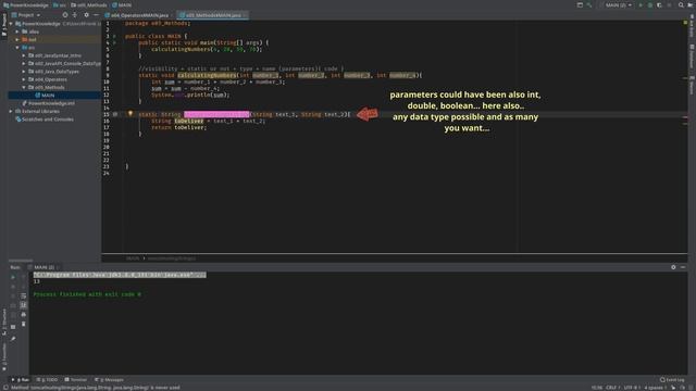 Java methods part 1 in English