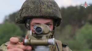 Боевая работа БМ-21 «Град» ЦВО