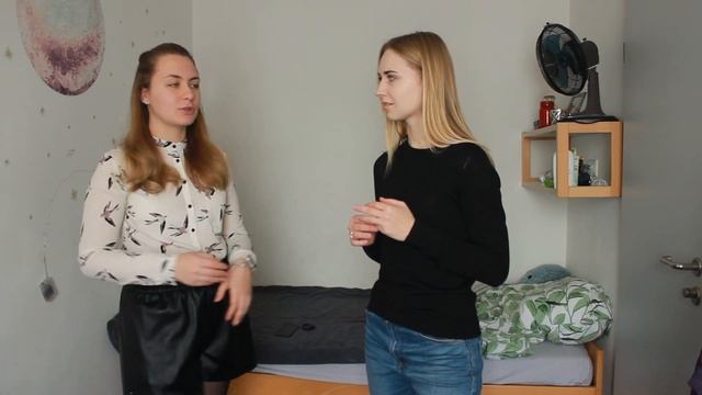Как живут НАШИ СТУДЕНТЫ в НЕМЕЦКОМ общежитии? (стоимость, правила, условия жизни) смотреть онлайн