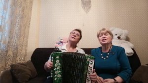 душевные песни под гармонь в исполнении Валентины К и Татьяны Г.