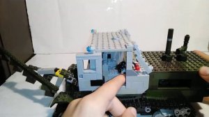 Трактор т-150 гусеничный самоделка из Лего