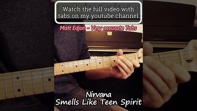 Solo - Smells Like Teen Spirit #guitar #guitarsolo #solo #tabs