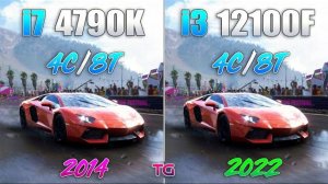 i3 12100F vs i7 4790K - 8 Years Difference