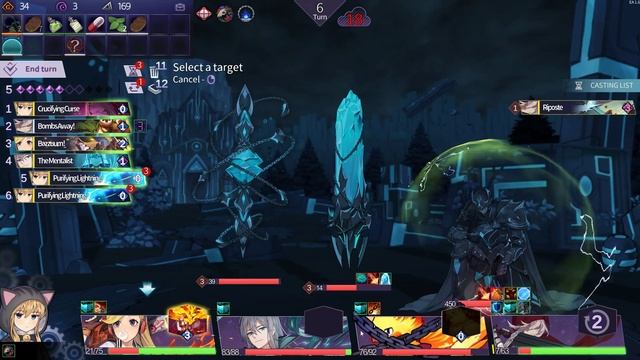 Chrono Ark, All Tanks(Chain, Narhan, Phoenix, Lian) Full Expert Run (2/2) смотреть онлайн