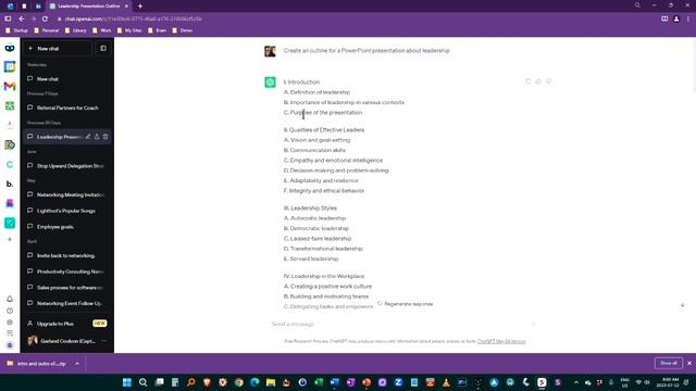 "ChatGPT PowerPoint Outlining: Using AI To Plan Your Presentation | PresentationPoint