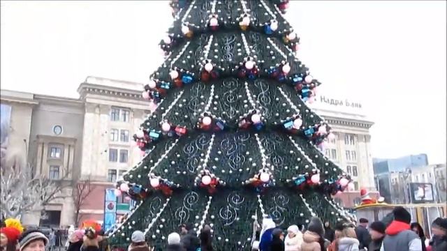 Новый год 2014 Харьков Желаю счастья и любви всем в Новом году Happy new year смотреть онлайн