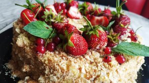 Рецепт ленивого торта "Наполеон". Торт наполеон без выпечки