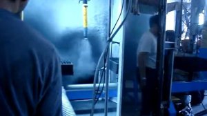 Видео с производства "КРЕП-КОМП" - этап окраски саморезов порошковой краской