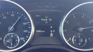 Разгон Mercedes GL 550 до 200 км/ч