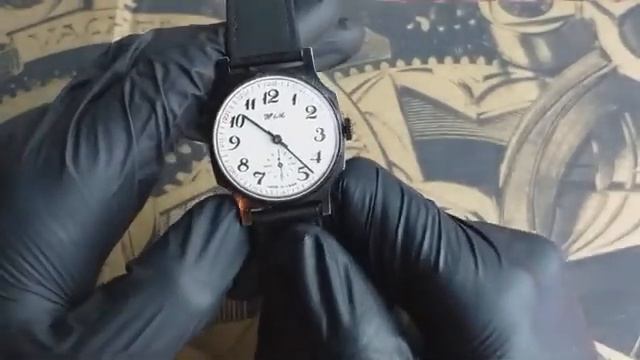 Часы зим механические,корпус черный хром. смотреть онлайн