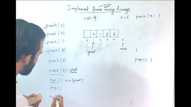 Queue Implementation using Arrays смотреть онлайн