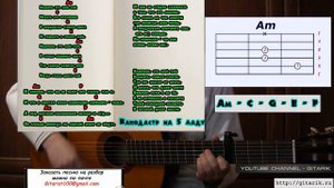 МакSим - Мой Рай (Разбор на гитаре)