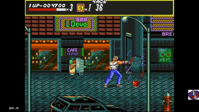 STREETS OF RAGE 1 уровень прохождения смотреть онлайн
