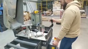 Станок фрезерования импоста алюминиевого и ПВХ профиля Gemma group