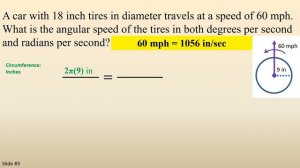 Linear n Angular speed p2 of 3