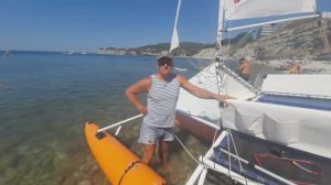 Проводки для летучих парусов на тримаранах серии К.