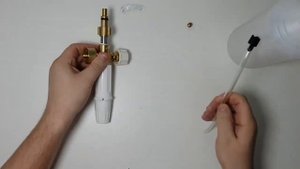 Пеногенератор для моек Sterwins с Алиэкспресс сравниваем с Karcher