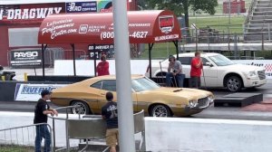 1972 Ford Gran Torino Sport Milan Dragway w/Bonus run 2020 GT 500 at the end. #torino #ford #shelby