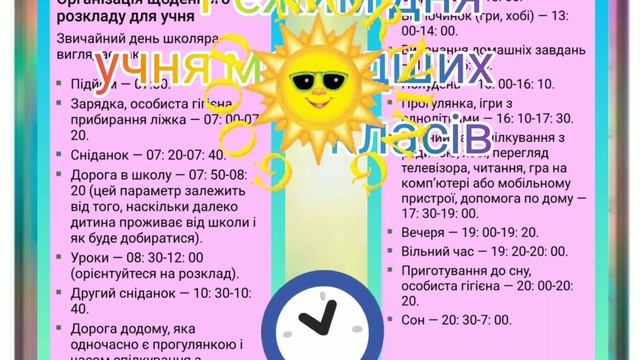 Режим дня школяра смотреть онлайн