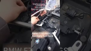 BMW F700GS F800GS Auxiliary Fuel Tank installation video