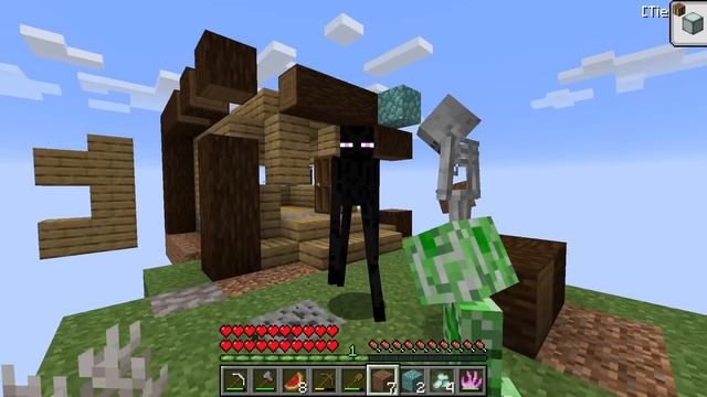 Minecraft Pero Somos MOBS en UN BLOQUE! смотреть онлайн