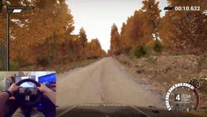 DIRT 4 Начало на руле Logitech G27