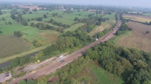 Hatton Station, near Warwick, England - Drone Footage