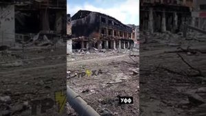 Парень со стальными яйцами показывает Изюм, усеянный трупами.Харьковская область.