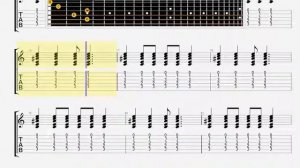 Beatles The   Slow Down GUITAR 1 TABLATURE