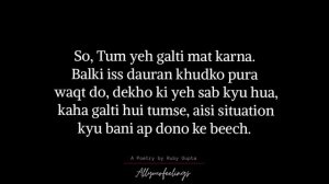 Move On Nahi Kar Paa Rahe? | @RubyGupta | Breakup Motivation | Healing | Hindi Poetry