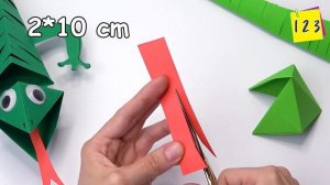 WOW ! Moving paper lizard | Easy paper toys