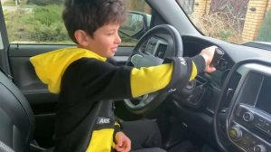 Новая машина! CHEVROLET SILVERADO! Обзор трэка!  TRACK REVIEW! Дети и машина. Дети за рулём