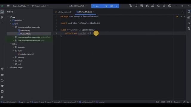 ViewModel in Android Studio using Kotlin | Android Knowledge