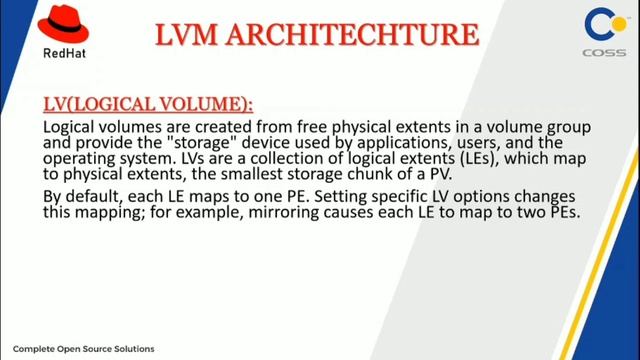 Red Hat Logical Volume Manager (LVM) смотреть онлайн
