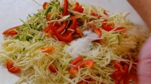 Салат из капусты "Мозаика" #постныйсалат#салатизкапусты#витаминныйсалат#пппитание