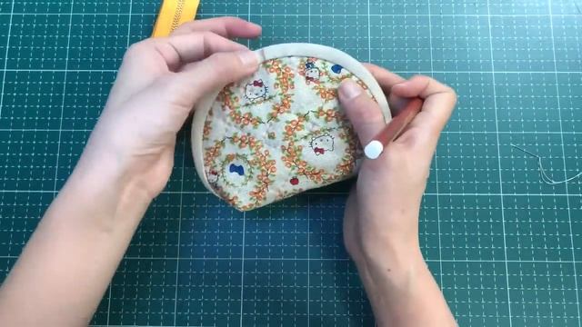퀼트 No.003 반달 파우치 만들기(pouch), 퀼트 기초, How to make смотреть онлайн