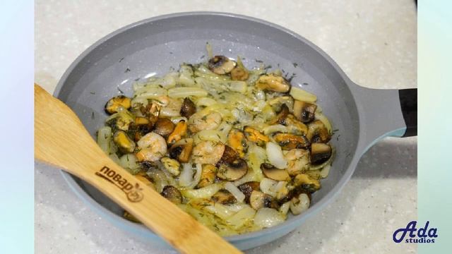 ★ВКУСНАЯ ИНТРИГА.★ ДОРАДО, ФАРШИРОВАННАЯ ЖУЛЬЕНОМ ИЗ МОРЕПРОДУКТОВ ★ смотреть онлайн