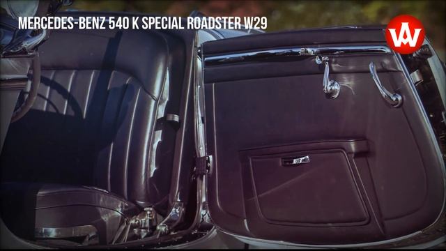 1938 Mercedes-Benz 540 K Special Roadster W29 sports car смотреть онлайн